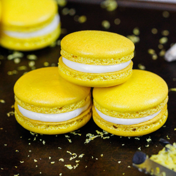 Cream Cheese & Lemon Curd Macarons